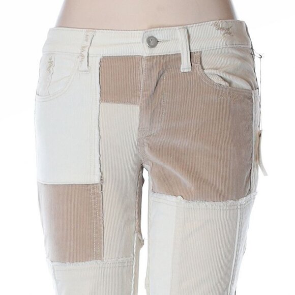 Pilcro & the Letterpress Anthropologie "The Stet" Patchwork Corduroy Pants - Picture 3 of 7